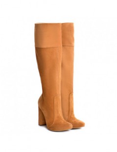 Cizme dama Long Boots Crem Piele Naturala - The5thelement.ro
