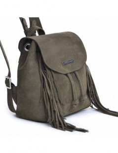 Rucsac Dama Piele Naturala Khaki Lolita - The5thelement.ro