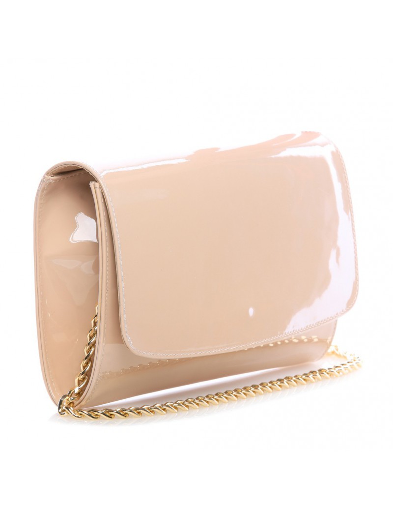Clutch Piele Naturala Nude Glow Clasic - The5thelement.ro