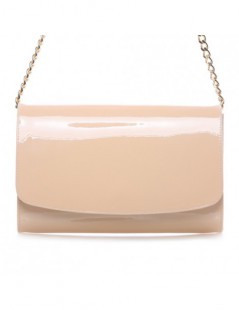 Clutch Piele Naturala Nude Glow Clasic - The5thelement.ro