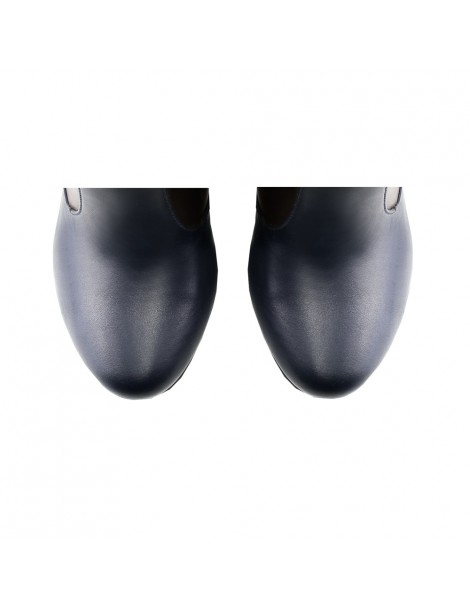 Cizme dama Long Boots Brown Piele Naturala - The5thelement.ro