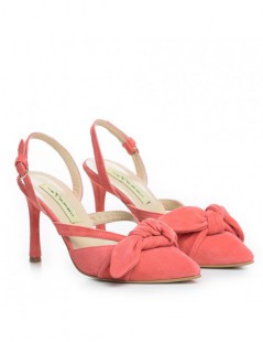Pantofi Stiletto Piele Naturala Rose Bow Sasha - The5thelement.ro