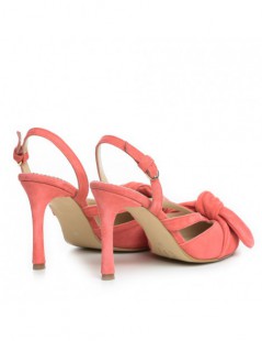 Pantofi Stiletto Piele Naturala Rose Bow Sasha - The5thelement.ro