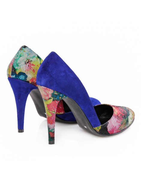 Pantofi dama stiletto Blue Garden Piele Naturala - The5thelement.ro