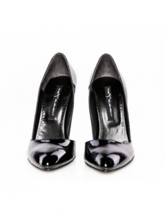 Pantofi stiletto piele naturala Black Glow - The5thelement.ro