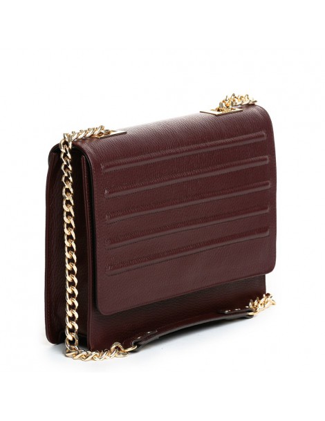 Geanta dama Piele Naturala Five Elements Burgundy - The5thelement.ro