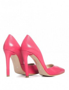 Pantofi stiletto piele naturala Roz Candy - The5thelement.ro