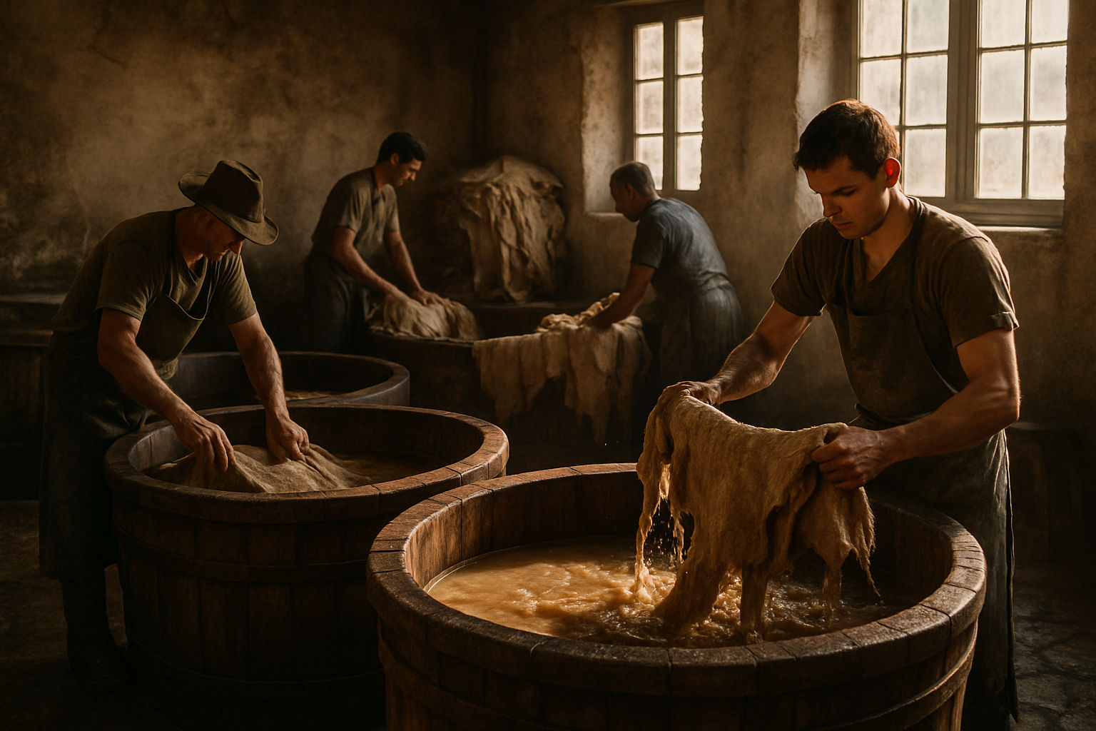 Procesul de obtinere a pielii naturale